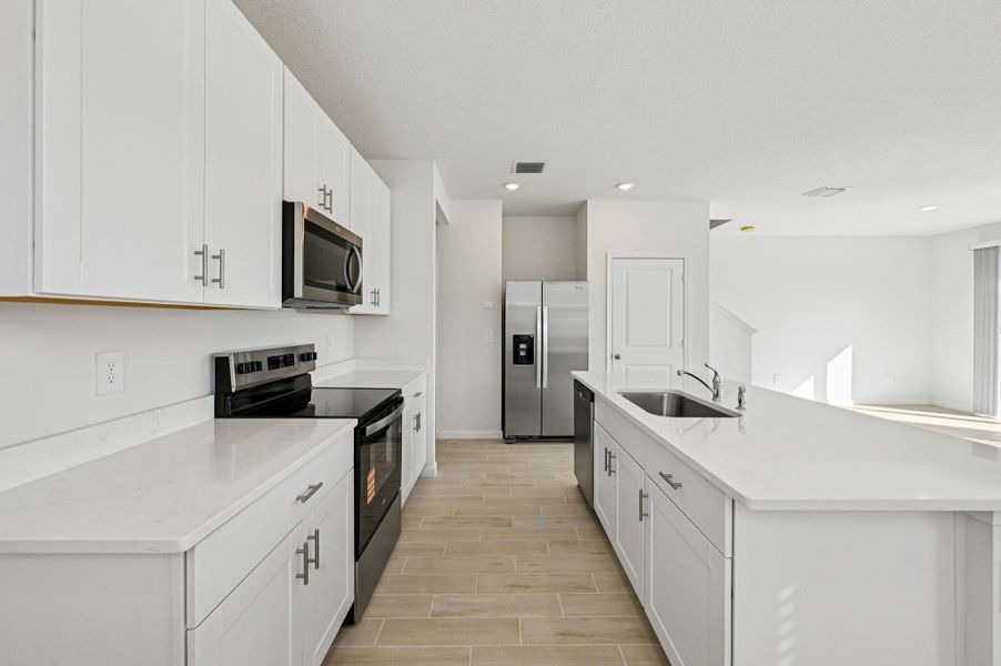 Furnished interior view inside a new home in Tidewater, Fort Pierce (Image 9).