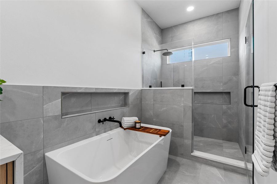 Furnished interior view inside a new home in , Houston (Image 38).