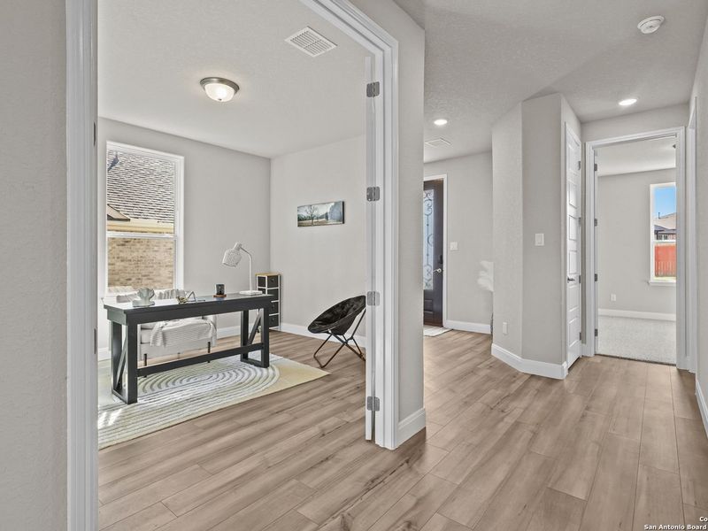 Furnished interior view inside a new home in The Reserve at Potranco Oaks, Castroville (Image 7).