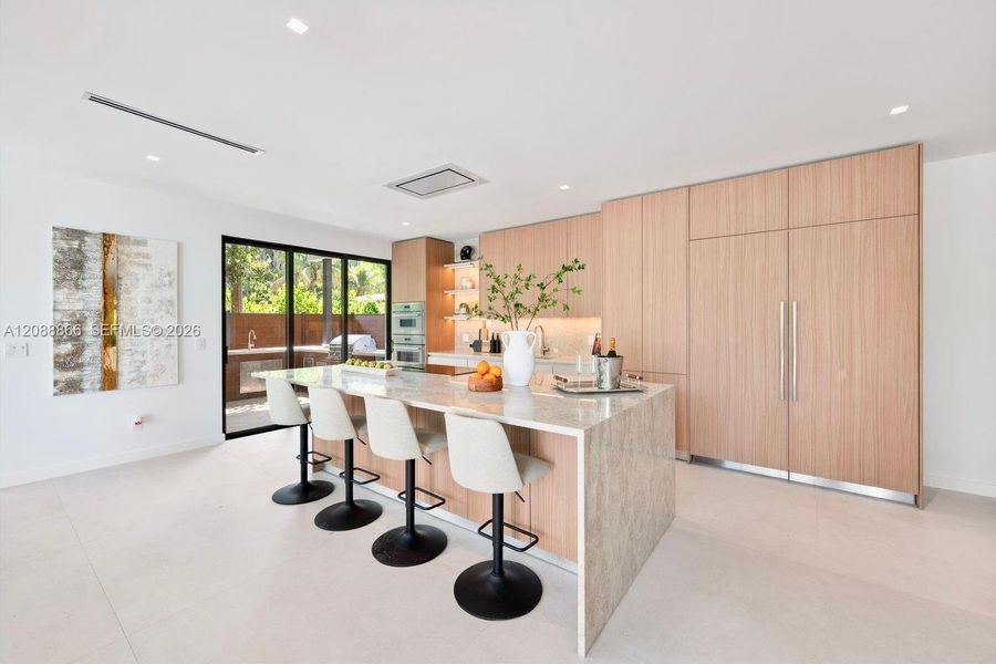 Furnished interior view inside a new home in , Miami (Image 9).