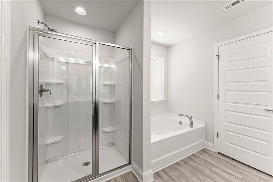 Furnished interior view inside a new home in Habersham Meadows, Demorest (Image 5).