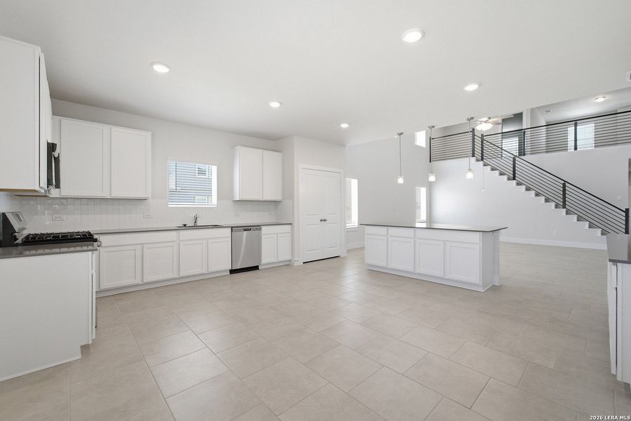 Furnished interior view inside a new home in Red Hawk Landing, San Antonio (Image 12).