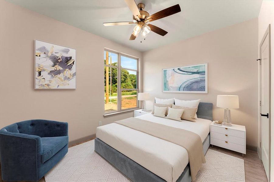 Furnished interior view inside a new home in , Gun Barrel City (Image 14). Furnished interior view inside a new home in , Gun Barrel City (Image 14).