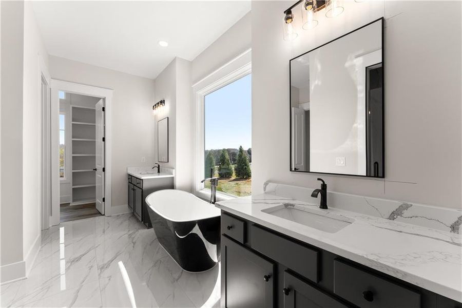 Furnished interior view inside a new home in , Dawsonville (Image 5).