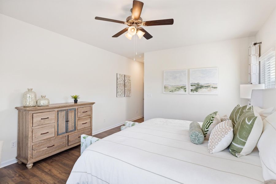 Representative furnished interior of a home built from the Denton by D.R. Horton in Sweet Briar, Ooltewah (Image 17).