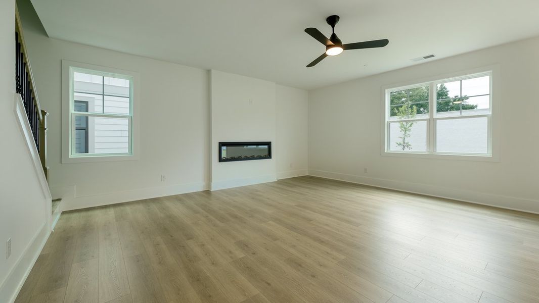 Representative unfurnished interior of a home built from the Hanover by D.R. Horton in The Village at Sandy Plains, Marietta (Image 21).