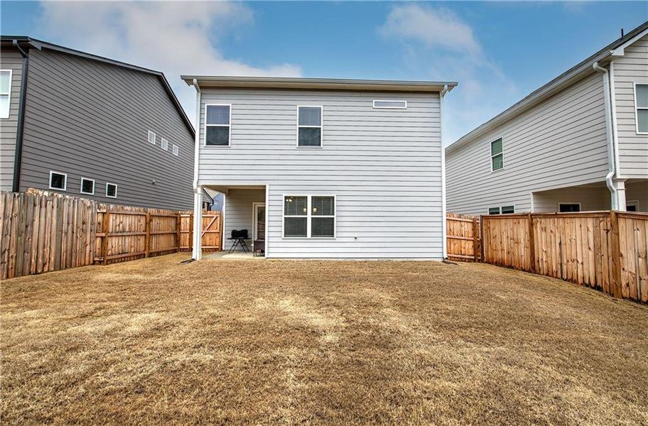 Exterior details and patio area of a home in , Cartersville (Image 3).