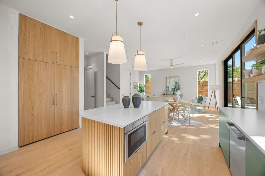 Furnished interior view inside a new home in , Austin (Image 29).