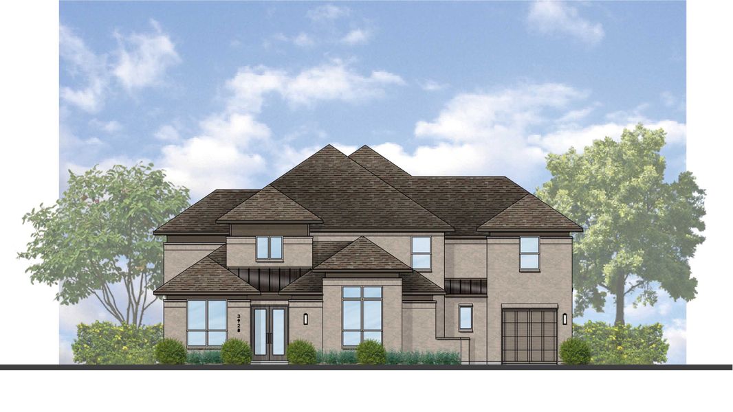 Representative rendering of the exterior for the 289 Plan by Highland Homes (Image 5). Representative rendering of the exterior for the 289 Plan by Highland Homes (Image 5).