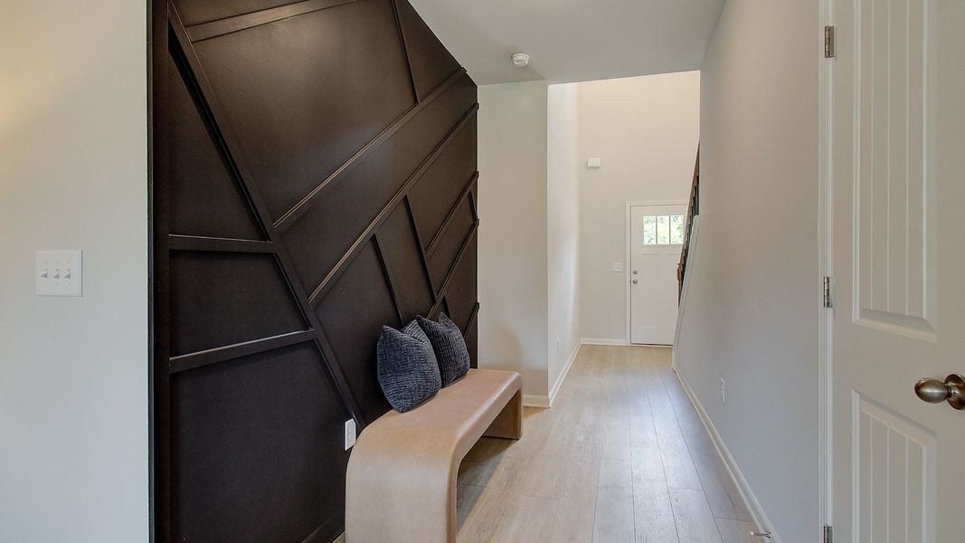 Representative furnished interior of a home built from the Layla II by DRB Homes in Enclave at Evergreen, Fairburn (Image 6).