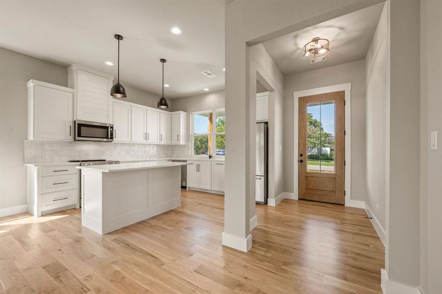 Furnished interior view inside a new home in , Justin (Image 6).