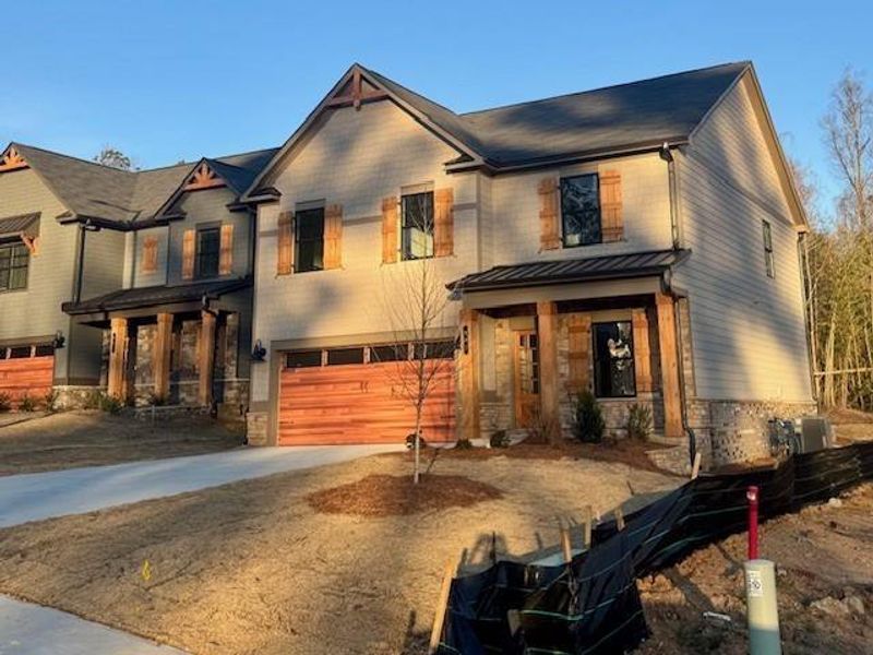 In-progress construction of a new home in Meadow Pines, Dallas, GA (Image 30).