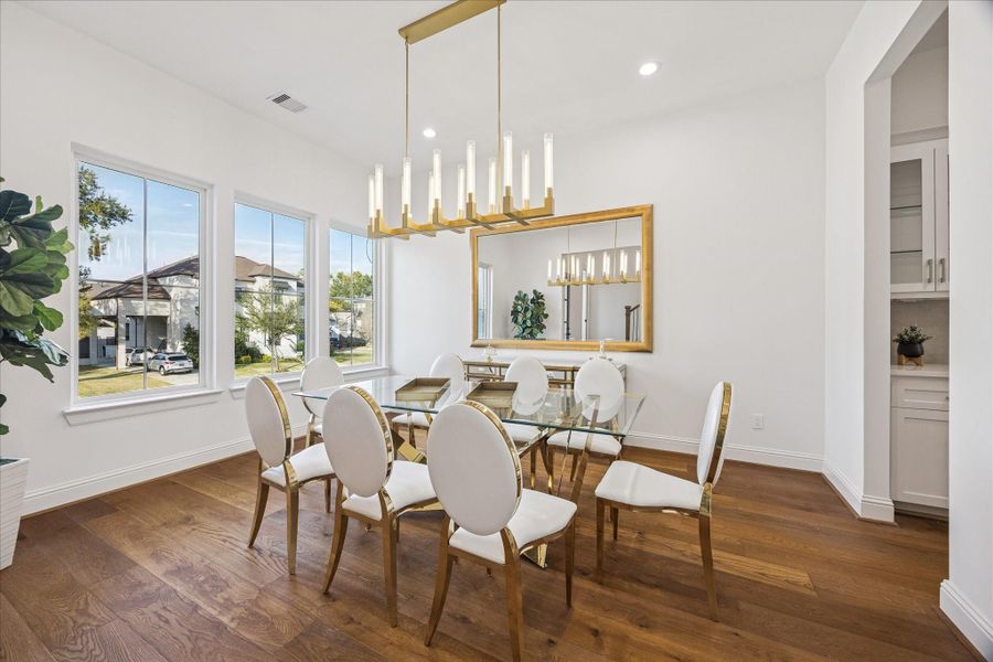 Furnished interior view inside a new home in , Houston (Image 14).