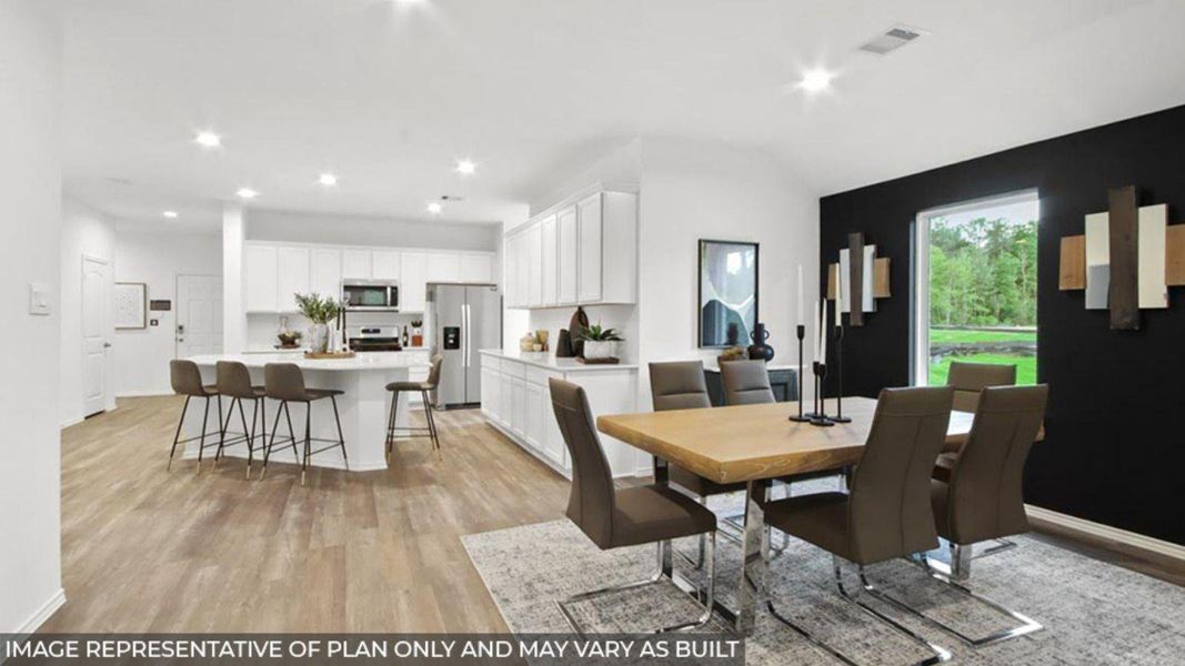 Furnished interior view inside a new home in Porters Mill, New Caney (Image 12).