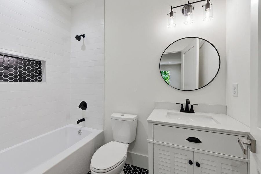 Furnished interior view inside a new home in , Atlanta (Image 18).