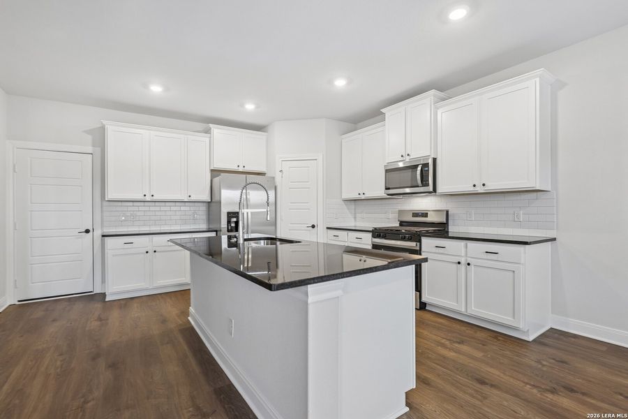 Furnished interior view inside a new home in Hightop Ridge, Converse (Image 10).