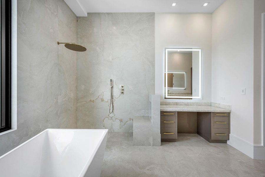 Furnished interior view inside a new home in , Boca Raton (Image 12).