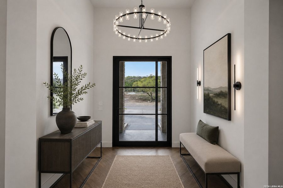 Furnished interior view inside a new home in , San Antonio (Image 11).