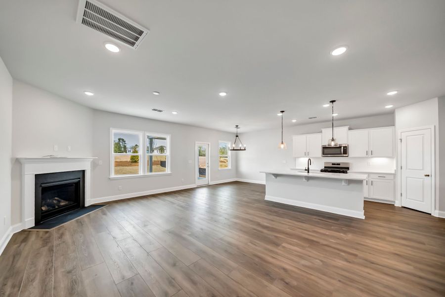 Spacious, unfurnished interior of a new home in Monroe Preserve, Chapin (Image 49).