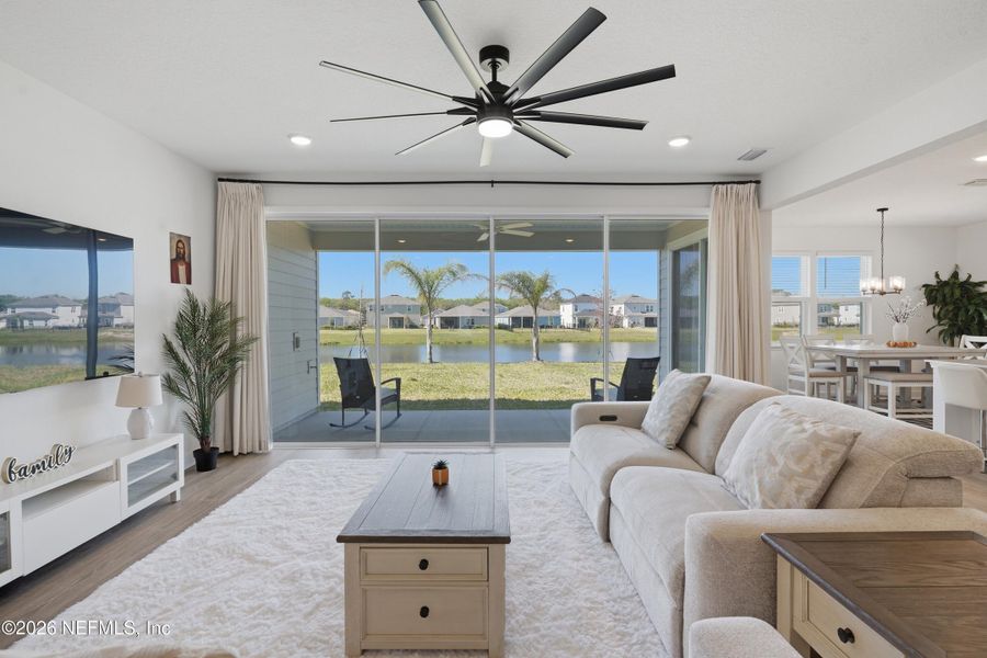 Furnished interior view inside a new home in TrailMark, St. Augustine (Image 30).