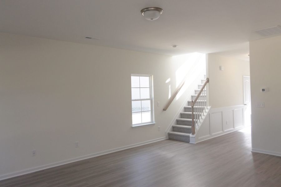 Representative unfurnished interior of a home built from the Southport by Keystone Homes NC in The Wilcox, Greensboro (Image 17).