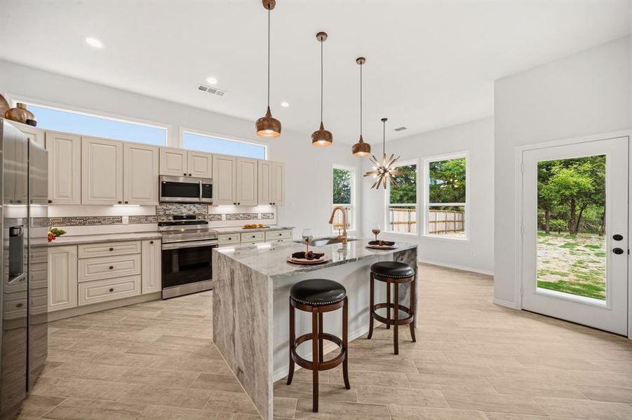 Furnished interior view inside a new home in , Ennis (Image 13). Furnished interior view inside a new home in , Ennis (Image 13).