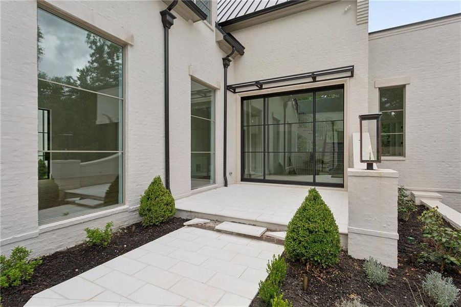 Exterior details and patio area of a home in , Atlanta (Image 22).