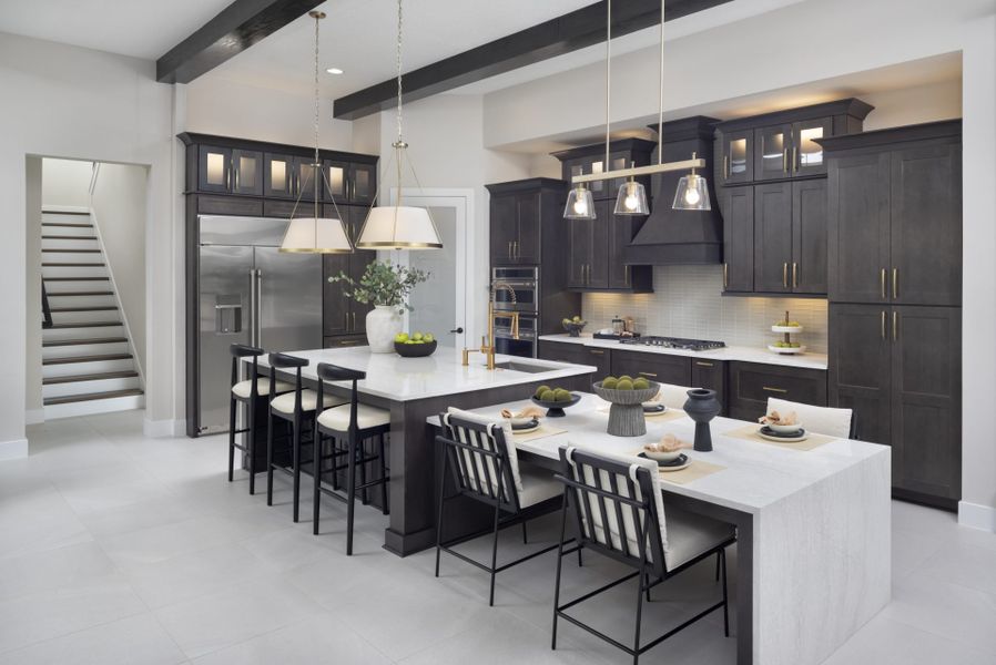 Representative furnished interior of a home built from the Key West II by Homes by WestBay in Oakfield, Parrish (Image 20).