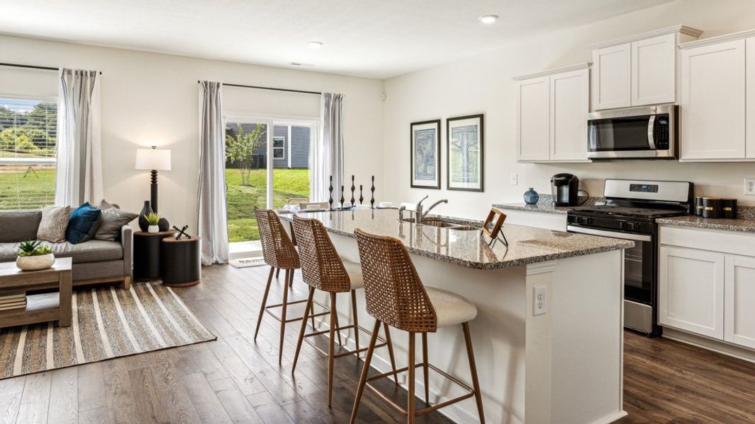 Furnished interior view inside a new home in Millstone Village, Morristown (Image 4).