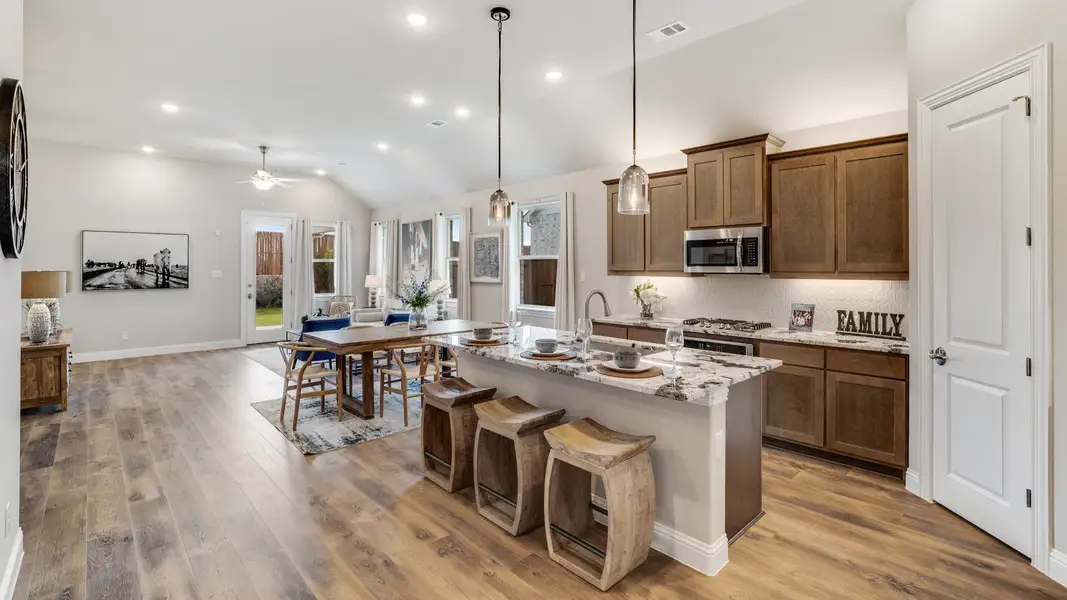 Furnished interior view inside a new home in Anna Ranch, Anna (Image 3).