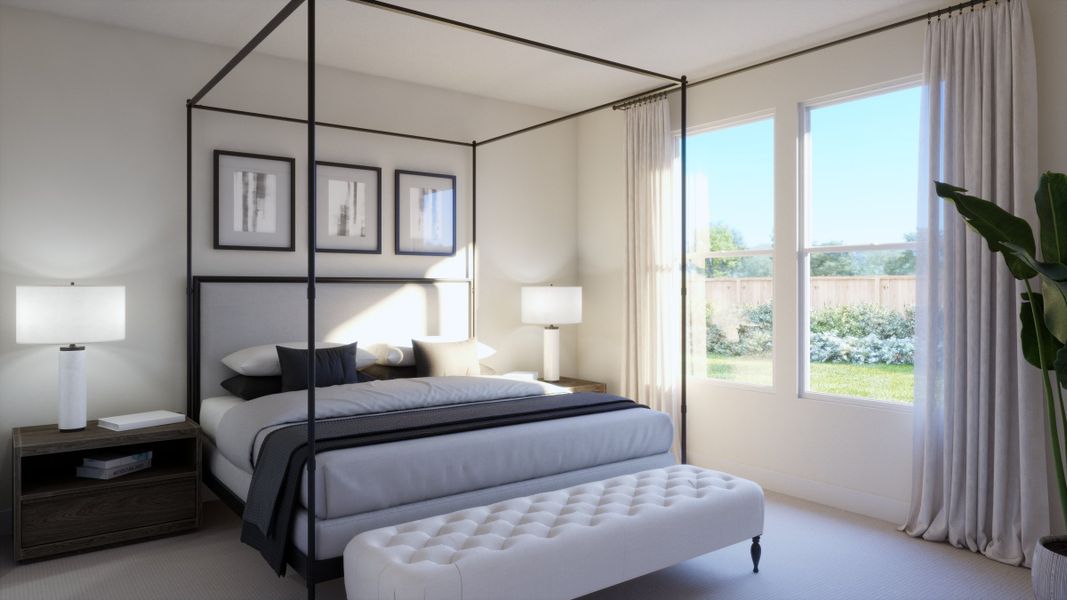 Representative furnished interior of a home built from the 4012 by Risewell Homes in Parkton Square, Kyle (Image 12). Representative furnished interior of a home built from the 4012 by Risewell Homes in Parkton Square, Kyle (Image 12).