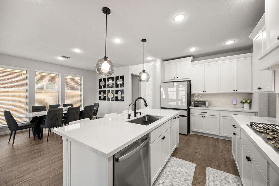 Furnished interior view inside a new home in , Richmond (Image 9). Furnished interior view inside a new home in , Richmond (Image 9).