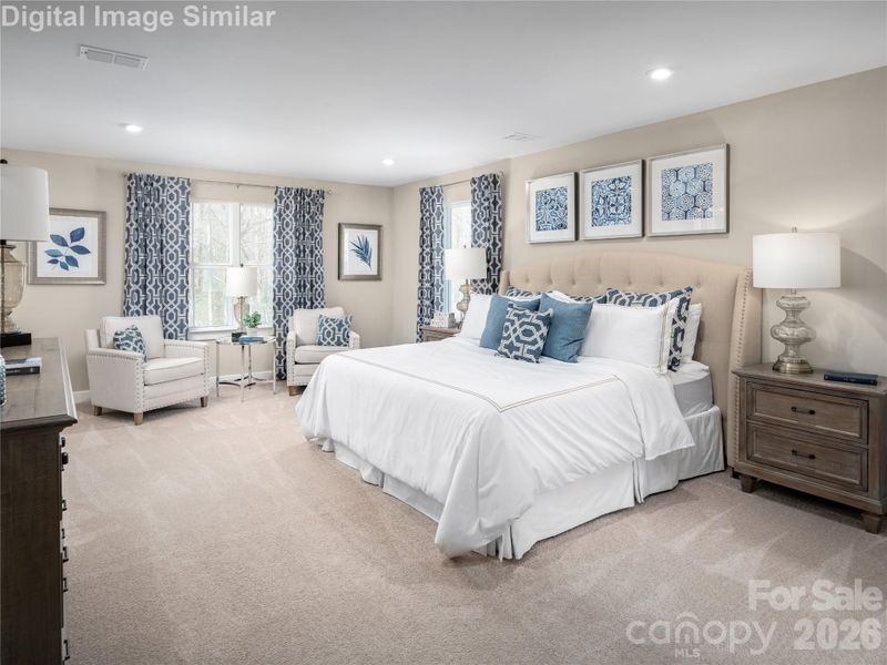 Your personal haven — from a king-size bed to lounge chairs, it’s the perfect space to relax and recharge.