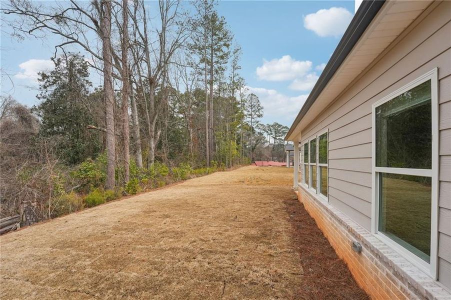 Exterior details and patio area of a home in Westmont Preserve, Powder Springs (Image 32).