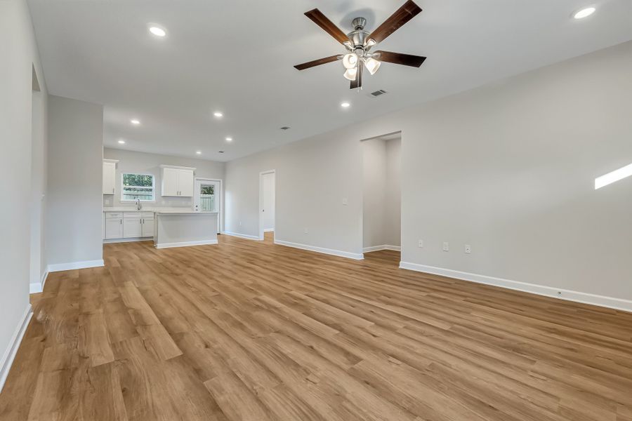 Spacious, unfurnished interior of a new home in Live Oak Cottages, Freeport (Image 20). Spacious, unfurnished interior of a new home in Live Oak Cottages, Freeport (Image 20).