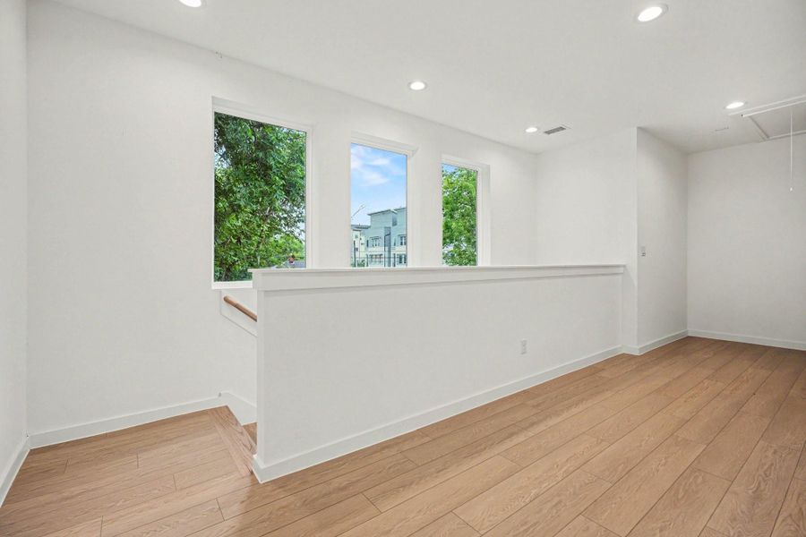 Spacious, unfurnished interior of a new home in , Houston (Image 10). Spacious, unfurnished interior of a new home in , Houston (Image 10).