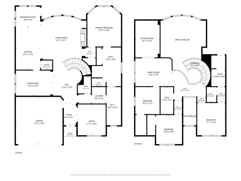 2D floor plan layout of this home in Candela, Richmond, TX (Image 5).
