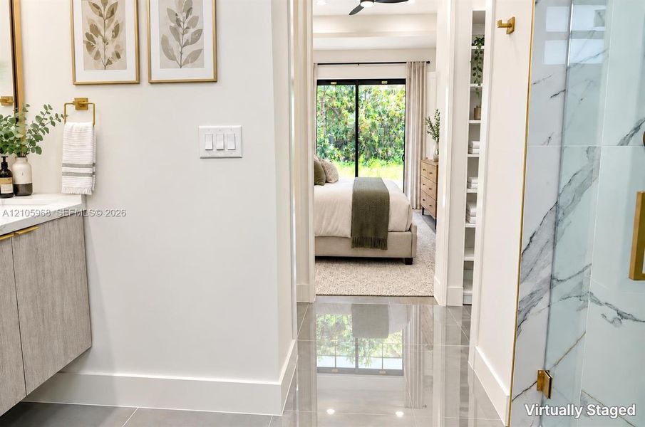 Furnished interior view inside a new home in , Lehigh Acres (Image 13).
