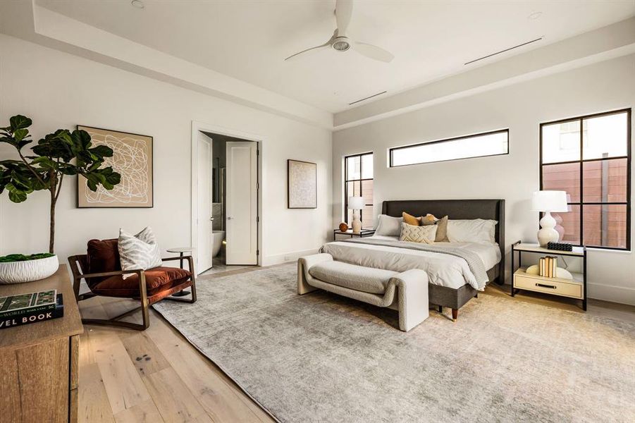 Furnished interior view inside a new home in , Dallas (Image 36).