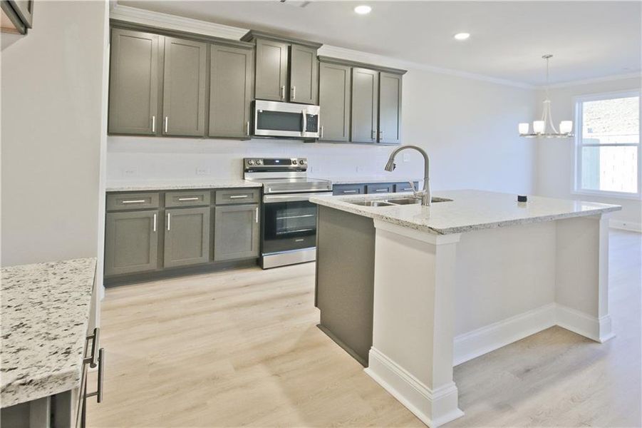 Furnished interior view inside a new home in Somerset at Riverbrook, Gainesville (Image 11).