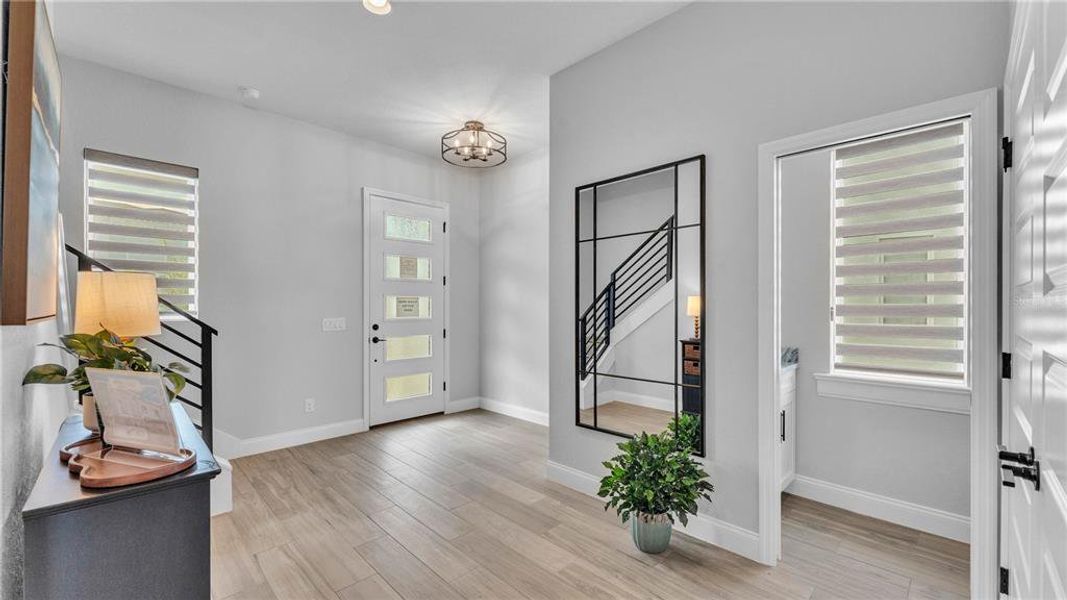 Furnished interior view inside a new home in , Lakeland (Image 7). Furnished interior view inside a new home in , Lakeland (Image 7).