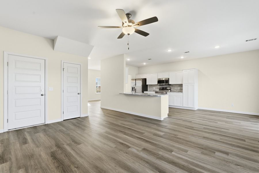 Representative unfurnished interior of a home built from the The Catherine by RTS Homes in The Village at Sassafras, Allenhurst (Image 19).