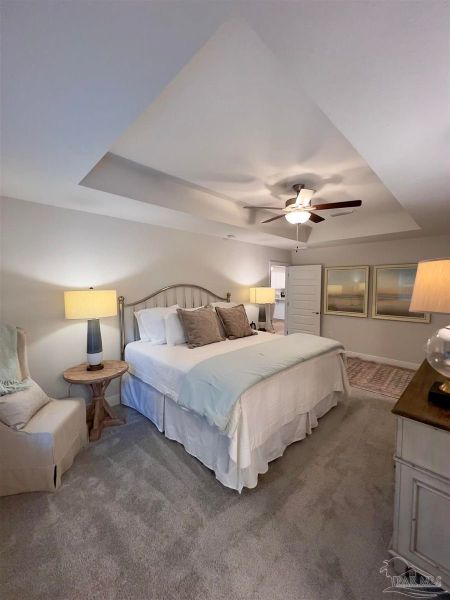 Representative furnished interior of a home built from the Plan 1454 by Adams Homes in Westpointe Place, Pensacola (Image 12).