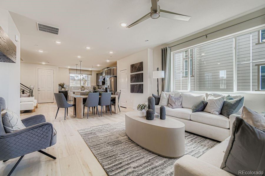Furnished interior view inside a new home in Uplands, Westminster (Image 9).