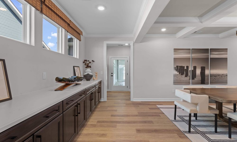 Representative furnished interior of a home built from the The Sand Dollar by Chesapeake Homes in Bridgewater - Shorehaven Village, Little River (Image 10). Representative furnished interior of a home built from the The Sand Dollar by Chesapeake Homes in Bridgewater - Shorehaven Village, Little River (Image 10).