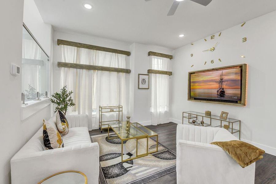 Furnished interior view inside a new home in , Houston (Image 15).