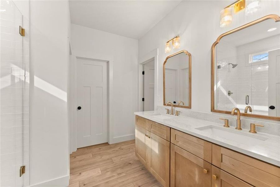 Furnished interior view inside a new home in , Cleveland (Image 15).