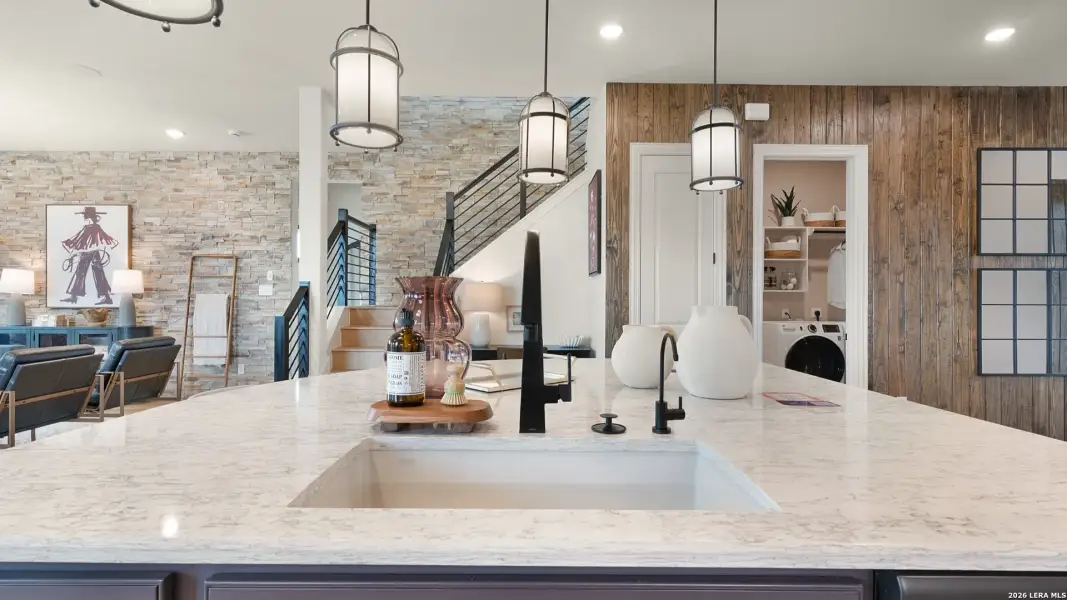 Furnished interior view inside a new home in Piedmont, San Antonio (Image 15).