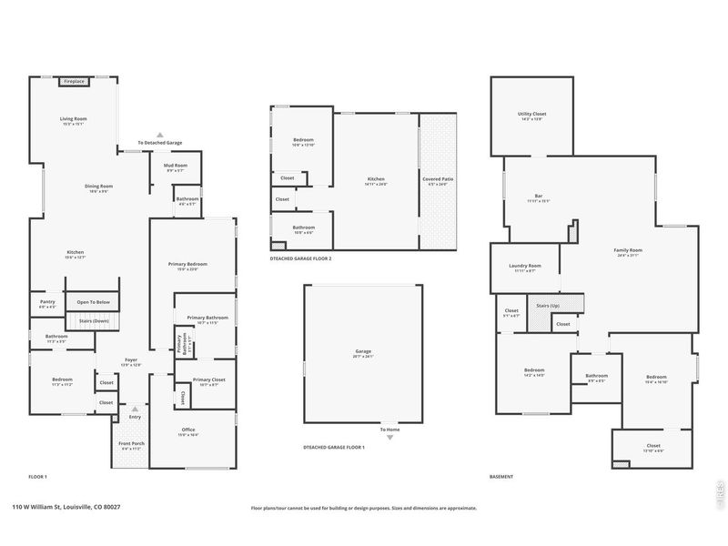2D floor plan layout of this home in , Superior, CO (Image 5).