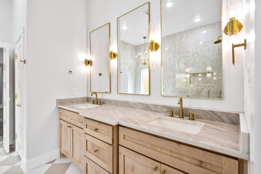 Furnished interior view inside a new home in , Fort Worth (Image 12).